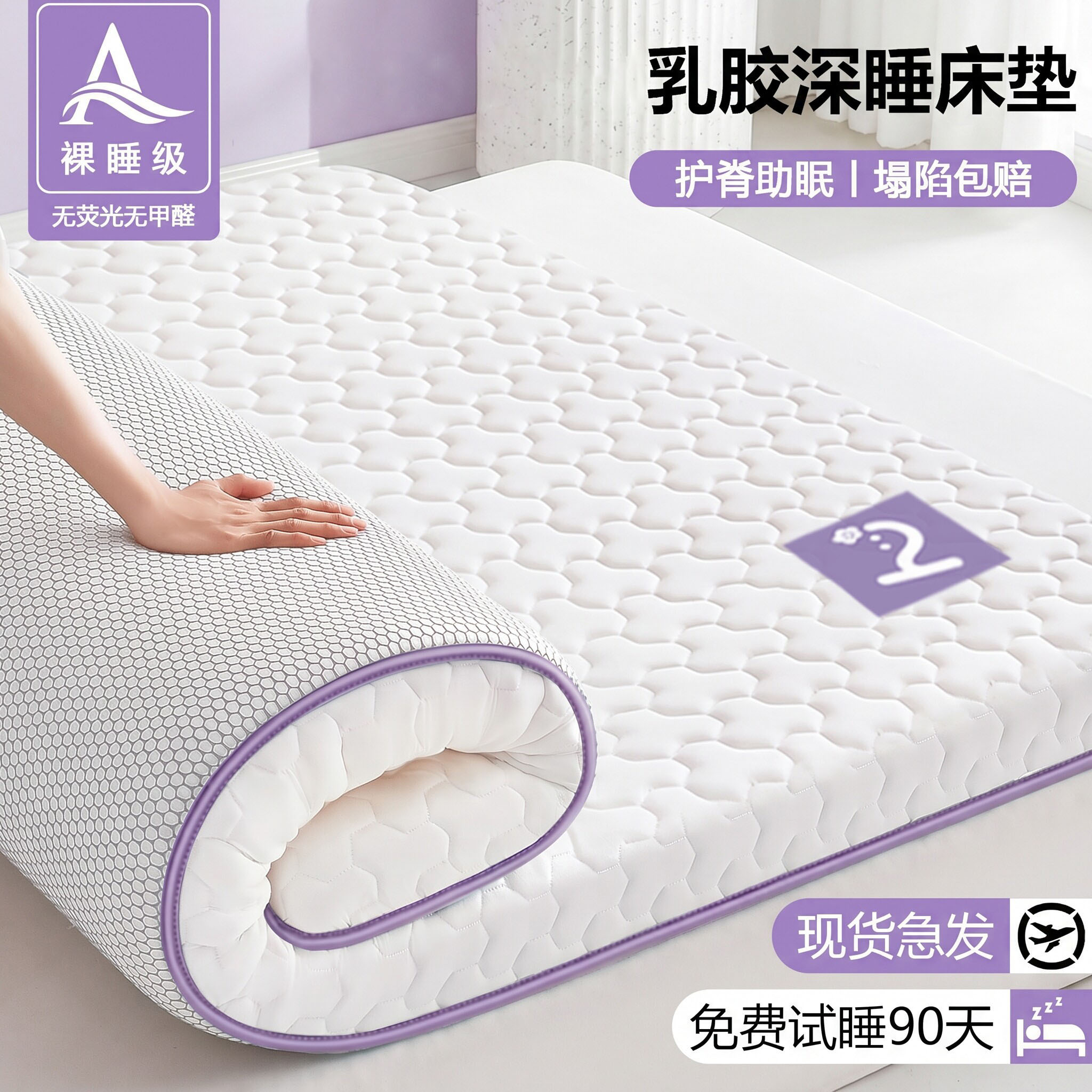 德国乳胶床垫软垫家用卧室床褥垫