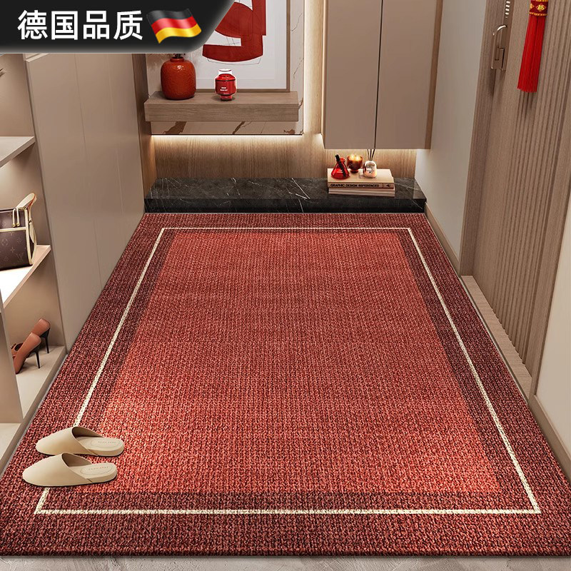 德国入户门地垫红色地毯家用门口进门防滑高级玄关喜庆可裁剪脚垫,居家布艺,入户地垫,淘宝优惠券,粉丝福利购,淘宝优惠卷
