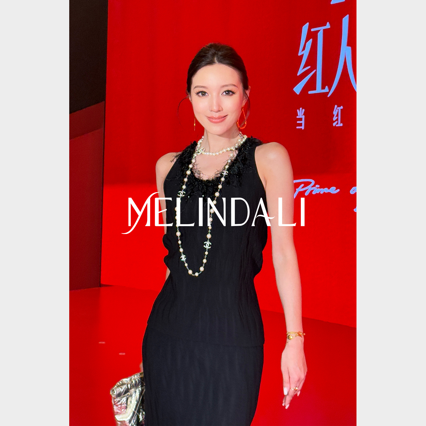 MELINDA LI【摇曳天鹅 】私服流苏谷波插行工艺针织背心半裙套装