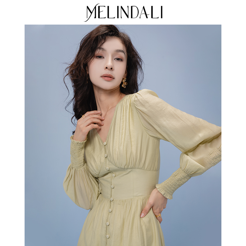 melindali甜美修身黏胶纤维