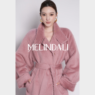 MELINDA LI【人生苏力】黑标意大利Supermoda ALPACA长苏力大衣