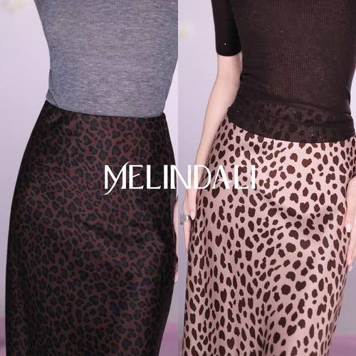 MelindaLi2色醋酸半裙