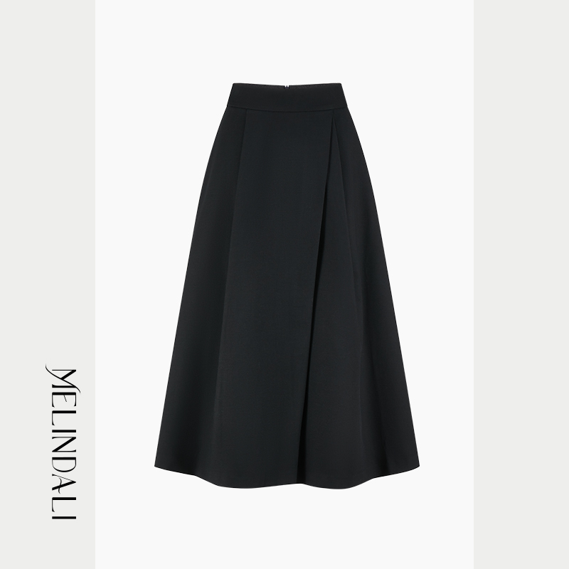 MelindaLi两色长半裙