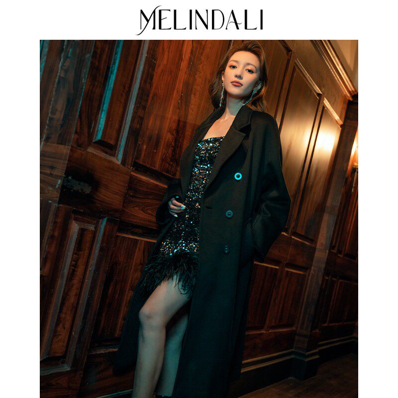 22年长款MELINDALI山羊绒高级