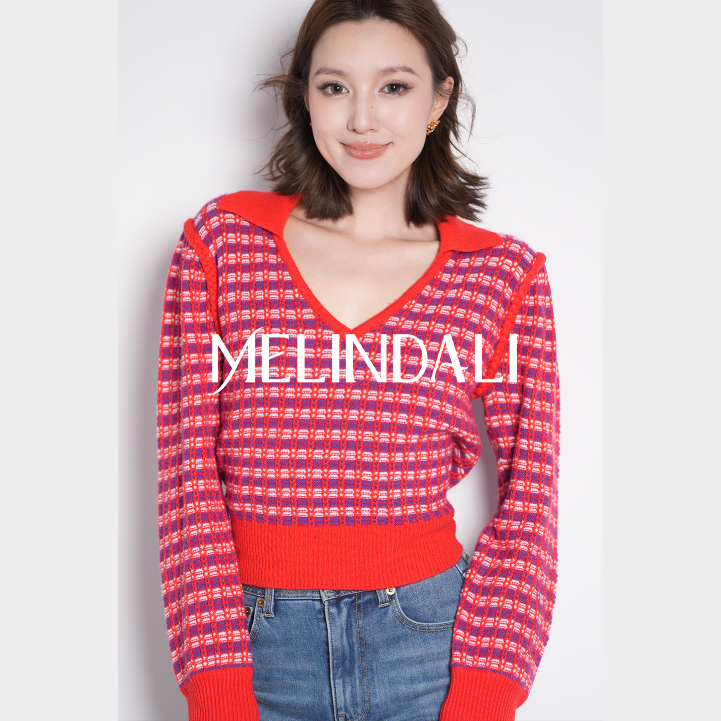 MelindaLi圣诞节新年氛围感毛衣