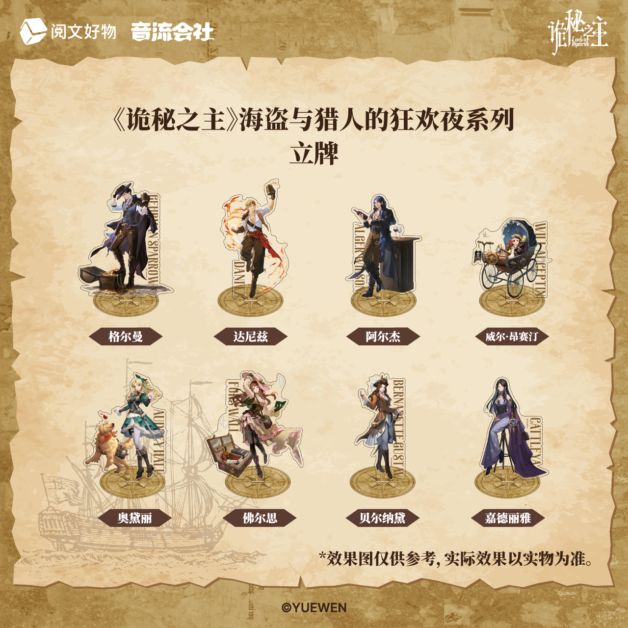 诡秘之主阅文正版亚克力立牌