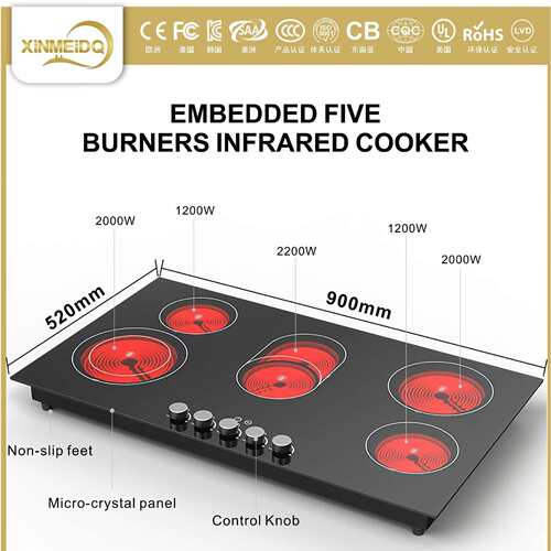 electric cooker五头电陶炉多头电磁炉组合电磁煲仔炉台式嵌入式