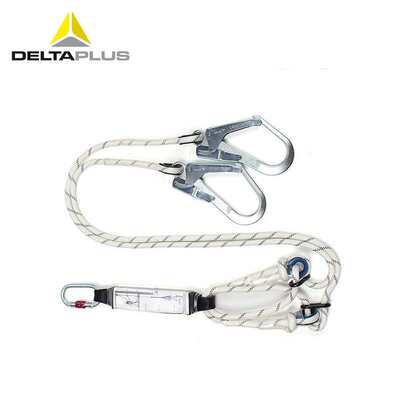 代尔塔AN218RCDD 504218双大钩可调节减震绳高空作业攀爬防坠落
