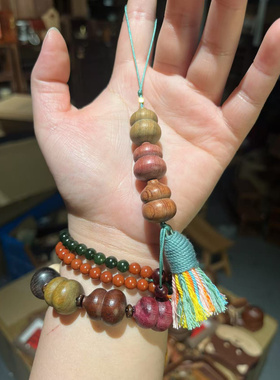 【奇木舍】扫除烦恼 平安福禄 葫芦挂件 带藏系编织绳