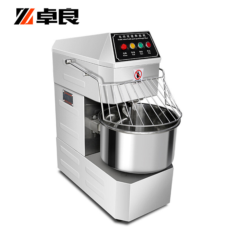 卓良商用和面机20/30升L双动双速搅拌机打活面厨师机多功能揉面机