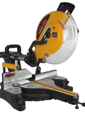 YOTA泽田2000W滑行锯铝机12寸305MM铝合金切割机1210 斜切锯