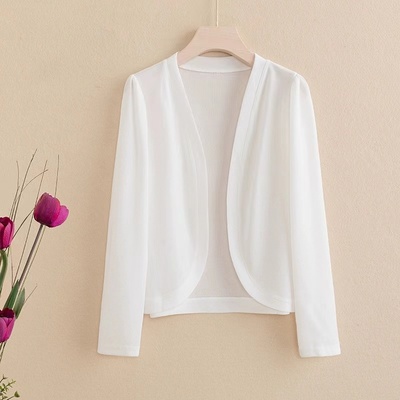 吊带连衣裙外搭冰丝面料罩衫夏季披肩配裙子的小外套薄款防晒开衫