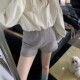 时髦针织短裤 女装 气质打底裤 2025秋冬韩版 宽松显高显瘦柔软休闲裤