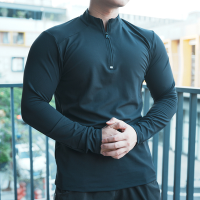 秋冬新款男士健身运动上衣