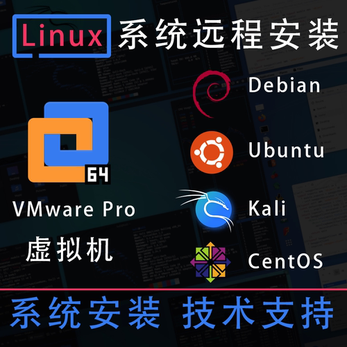 VMware虚拟机远程安装linux/ubuntu/centos/kali/debian系统下载