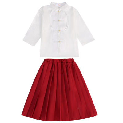 国庆儿童合唱服中小学生诗歌朗诵春季运动会班服幼儿园国风演出服