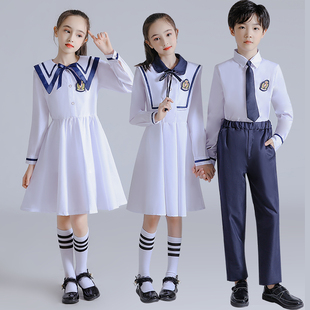 儿童表演服中小学生大合唱团诗歌朗诵比赛演出服幼儿园毕业照班服