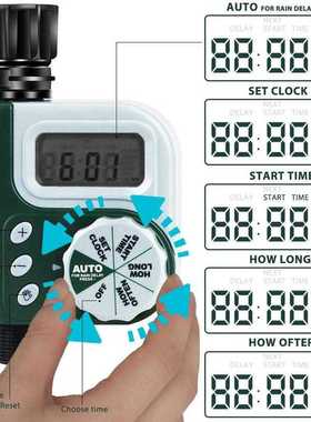 Garden Watering Timer Irrigation Controller plastic Programm