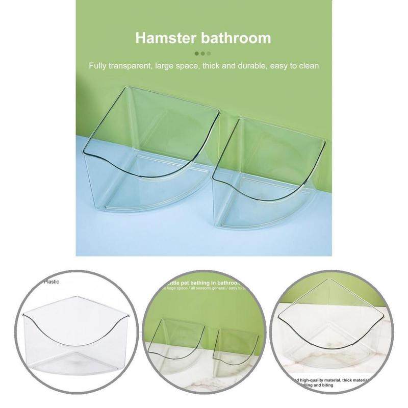 lightweight  clear triangle small animal bathroom tasteless