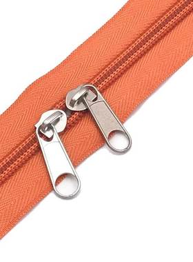 5 Meters 3# Zipper by Yard Bulk Nylon C Zippers with 10pcs Z