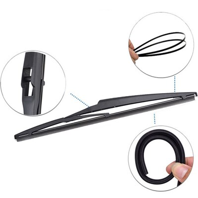 Rear Windshield Wiper Blade Arm Kit Set For Toyota Prado J12