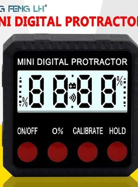 Zinc alloy mini digital inclinometer horizontal level angle