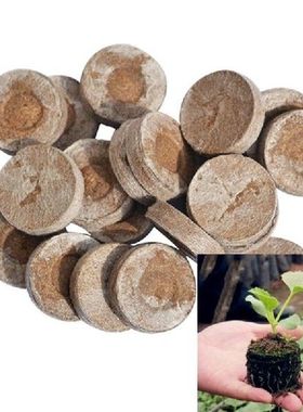 100pcs 30mm Peat Pellets Seeds Starting  Peat Pellet Helps