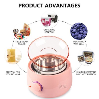 500CC Wax Heater Hair Removal Machine Set Warmer Wax-melt Wa