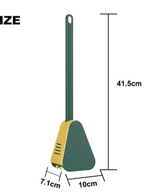 Golf Silicone Toilet Brushes With Holder Set Long Handled To