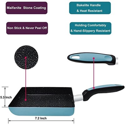 Thickened Japanese Omelette Pan / Tamagoyaki Pan, Non-stick