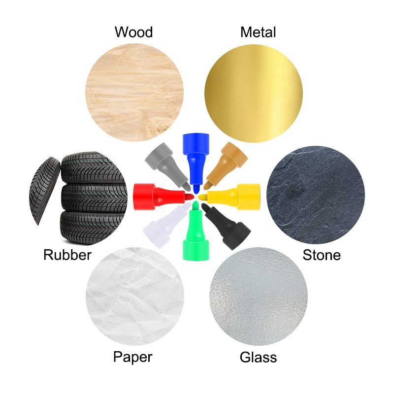 Paint Pen for Car Tire Markers Waterproof Permanent Tire Ink