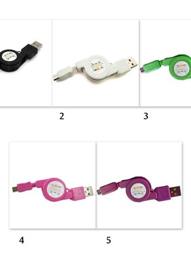 Colorful High Quality Male Cable MicroB Data Sync Charger C