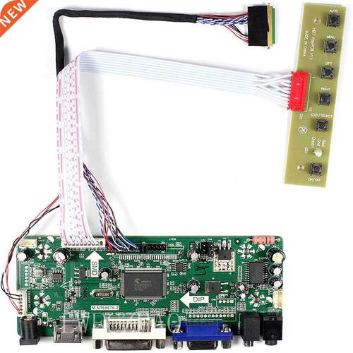 Lwfczhao Monitor Kit for N173HGE L11 N173HGE L21 HDMI+DVI+V