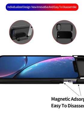 4000 Mah For iphone XR Battery Case Smart Magnet Attraction