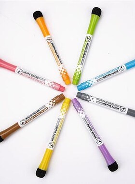 *8PC Magnetic Whiteboard Pen Erasable Dry White Board Marker
