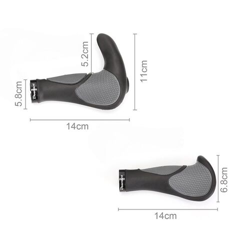 Deemount Comfy Bicycle Grips TPR Rubber Integrated MTB Cycli