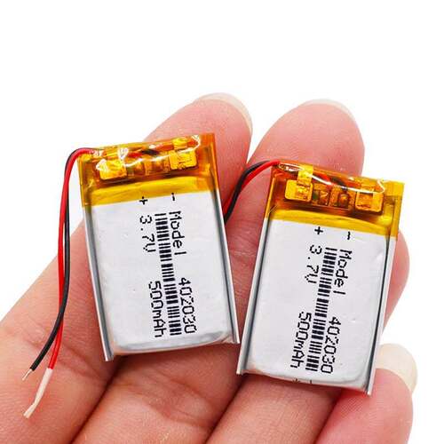 Rechargeable 402030 3.7V 500mAh Lipo Battery Replacement li