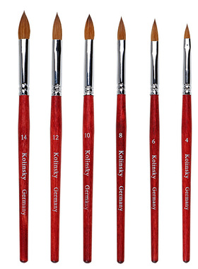 7 Sizes Nail Art Brush for Acrylic UV Gel Extensions Pen