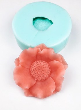 Mould Silicone Flowers Cup Daisy Rose Peony Soap Molds Fonda
