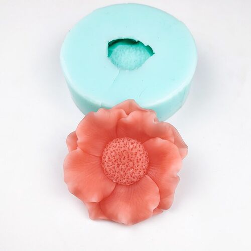 Mould Silicone Flowers Cup Daisy Rose Peony Soap Molds Fonda