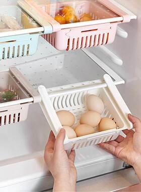 Shelf Basket-Holder Storage-Rack Fridge-Space-Saver Refriger