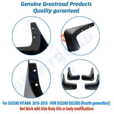 Mudflaps Splash Guards Car Mud Flaps Suzuki Vitara / Edcudo
