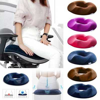 Comfort Donut Seat Cushion Sofa Hemorrhoid Memory Foam Anti