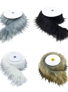 Artificial Fur Fabric Square Patches Handmade Soft