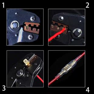 2.8/4.8/6.3mm universal spring plug wire crimped crimping ha