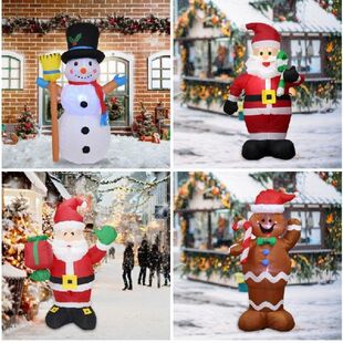 LED Illuminated Inflatable Doll Night Light Garden