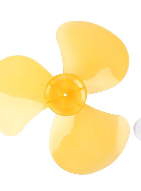 16 Inch Plastic 3 Leaves Fan Blades with Nut Cover for Stand