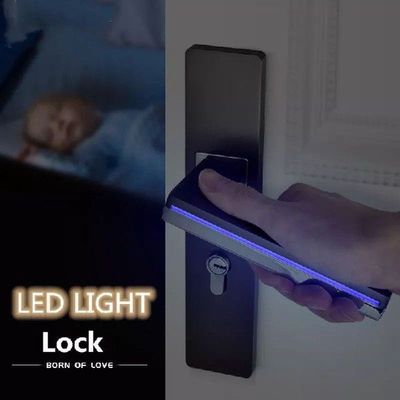Pegangan Pintu Lampu LED untuk Pintu Interior Set Tuas