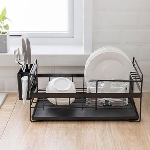 Rack Drainer Drying Plates Holder Restaurant Kitchen Dish