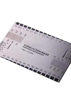 1 Pcs String Action Guitar Accessories Gauge Ruler Bass Mand